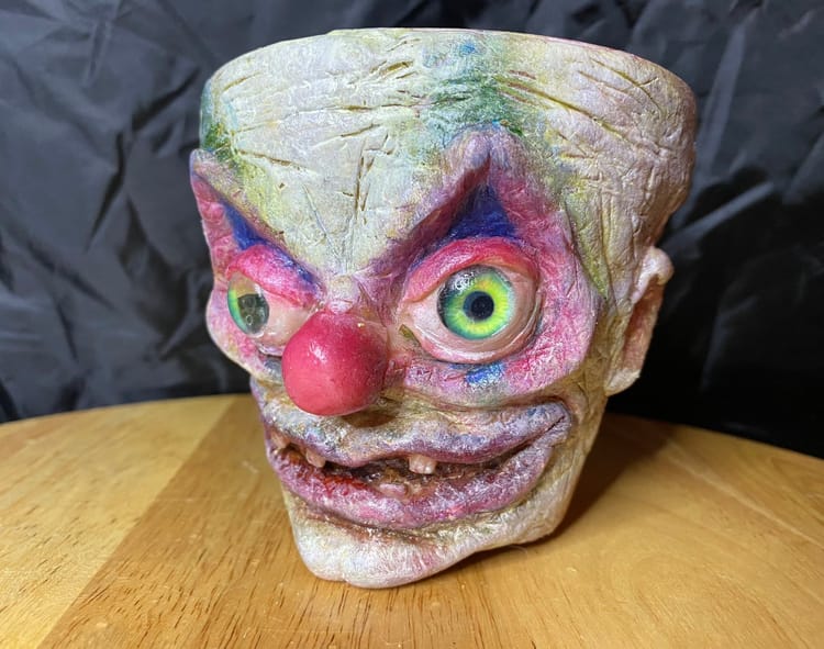 Step Right Up! Behold the Wonder of the "Fugly Clown Face" Planter!