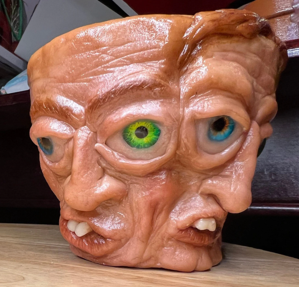 Meet "Mike" The unsettling, two-faced, wonderfully weird planter. : You didn't know you needed!